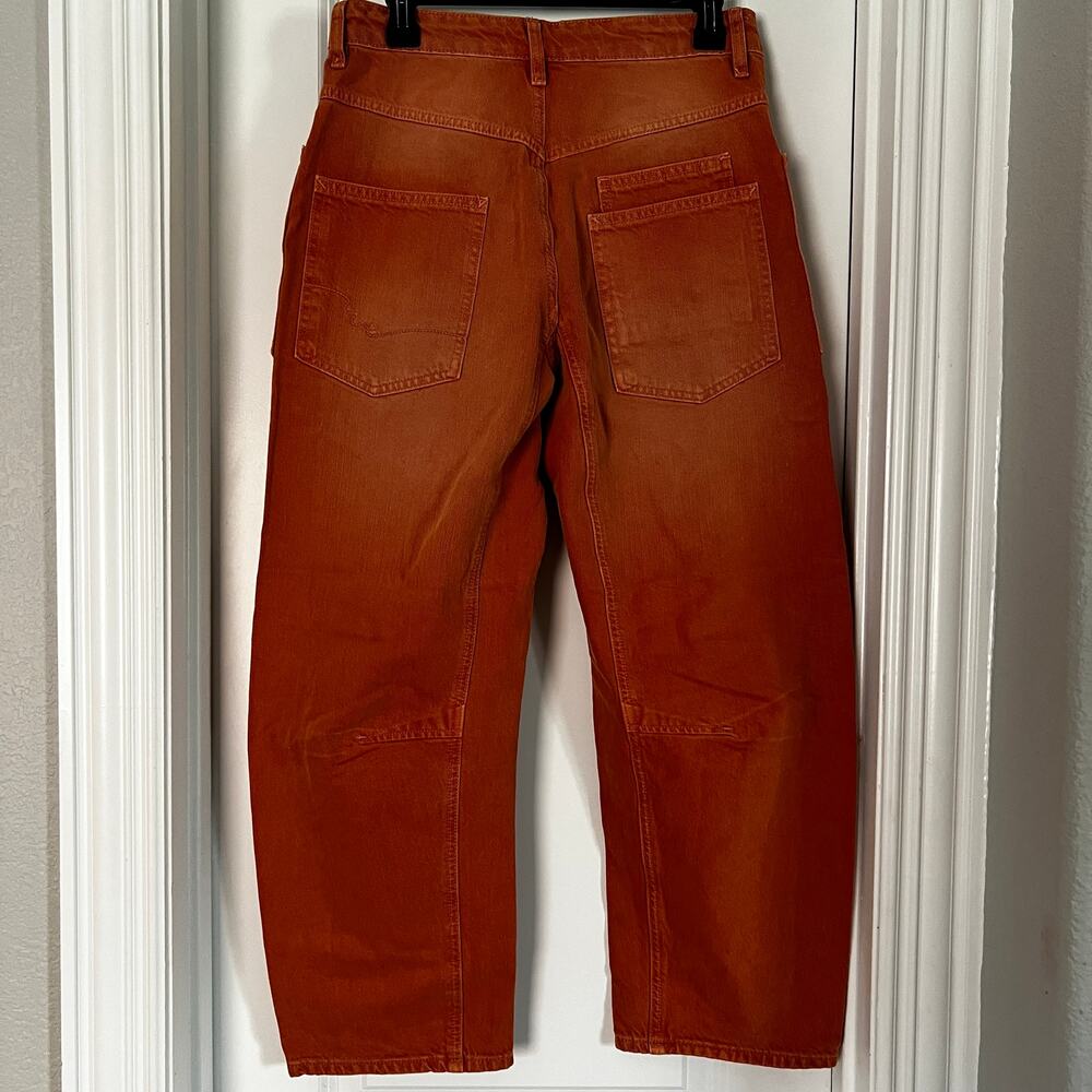 Free People We The Free Minimalist Moxie Barrel Jeans | Dusty Roads | Size 26 - Picture 6 of 10